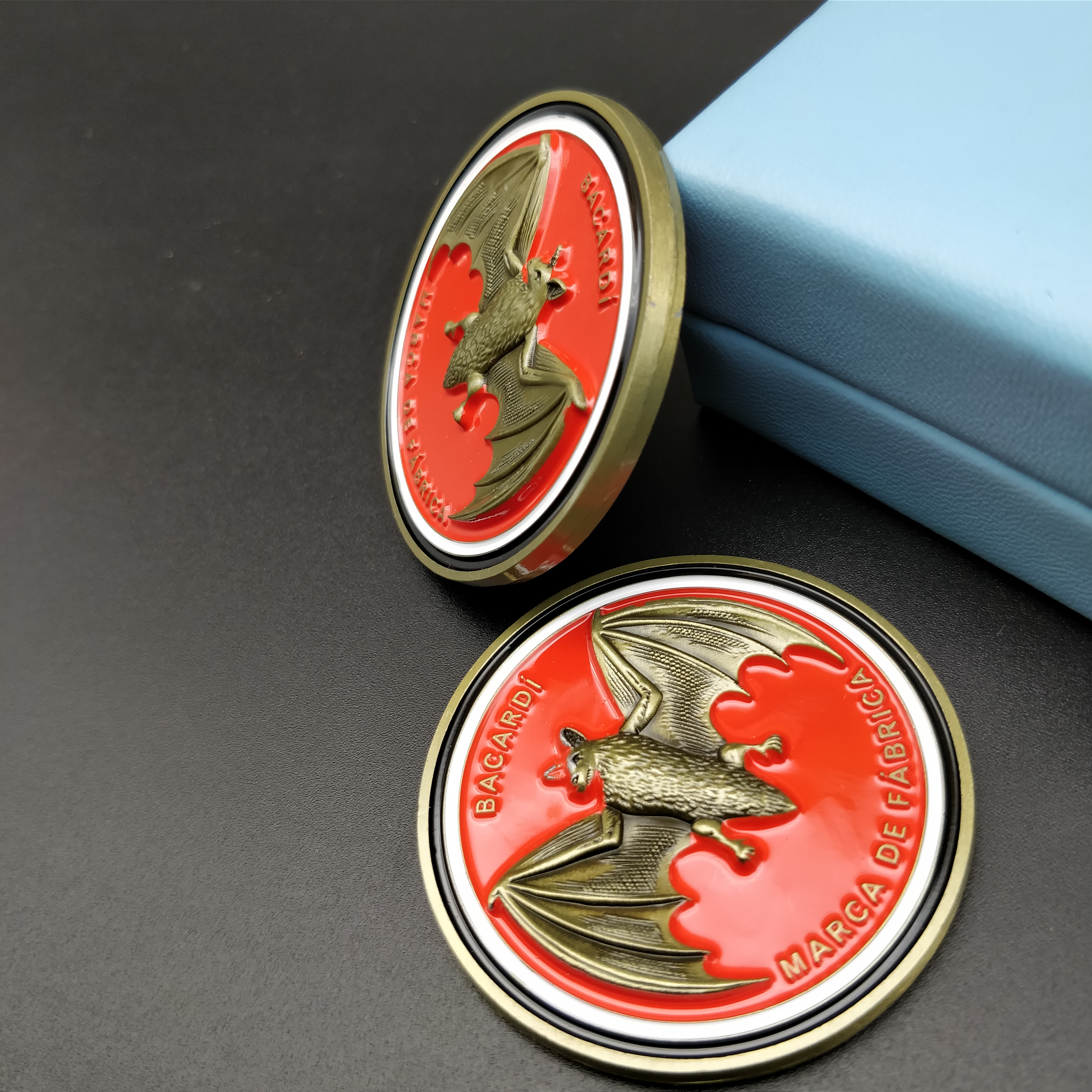 3D raised both sides Challenge Coins