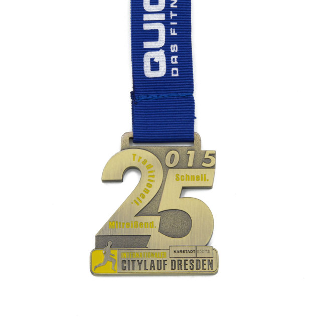 Zinc alloy Sports medals without coloring